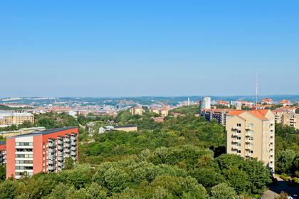Balkong eller utsiktsbild