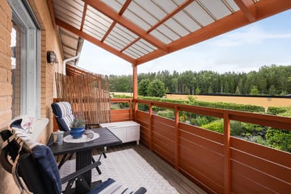 Balkong eller utsiktsbild