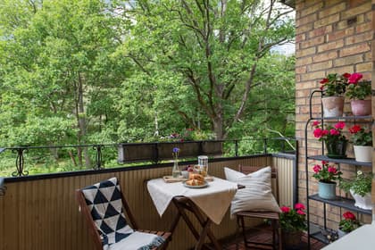 Balkong eller utsiktsbild