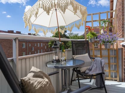 Balkong eller utsiktsbild