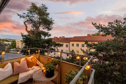 Balkong eller utsiktsbild