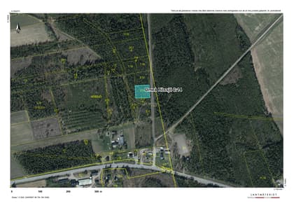 Illustrerad karta över fastigheten eller området