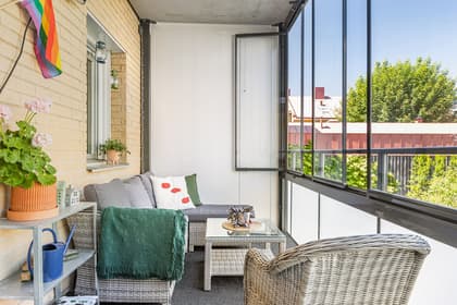 Balkong eller utsiktsbild