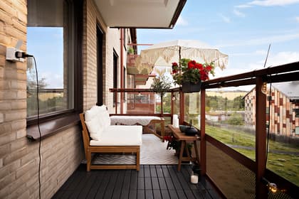 Balkong eller utsiktsbild