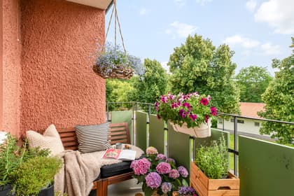 Balkong eller utsiktsbild