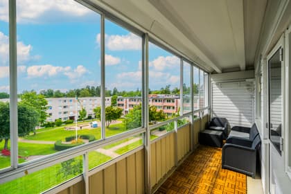 Balkong eller utsiktsbild