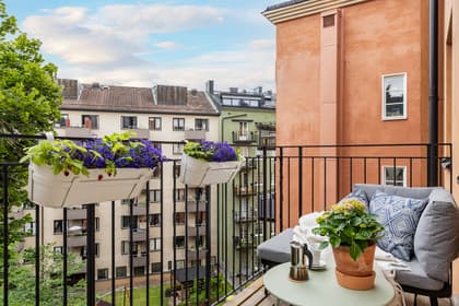 Balkong eller utsiktsbild