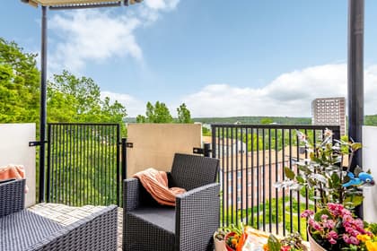 Balkong eller utsiktsbild