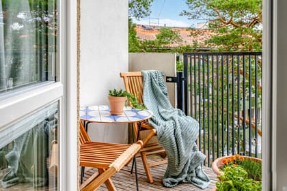 Balkong eller utsiktsbild