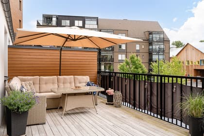 Balkong eller utsiktsbild