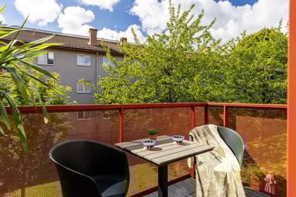 Balkong eller utsiktsbild