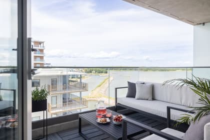 Balkong eller utsiktsbild