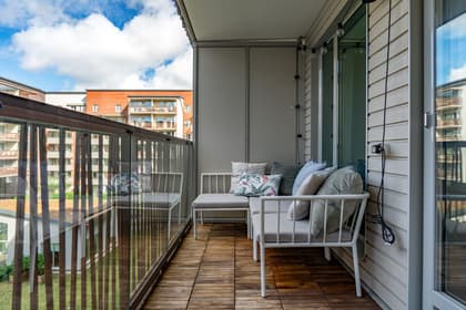 Balkong eller utsiktsbild