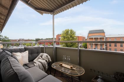 Balkong eller utsiktsbild