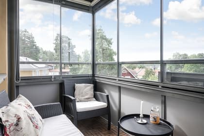 Balkong eller utsiktsbild