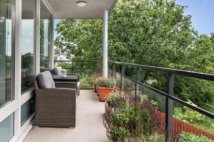 Balkong eller utsiktsbild