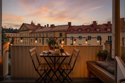 Balkong eller utsiktsbild