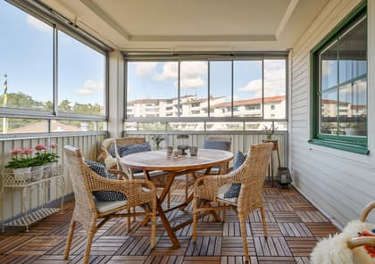 Balkong eller utsiktsbild