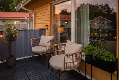 Balkong eller utsiktsbild