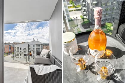 Balkong eller utsiktsbild