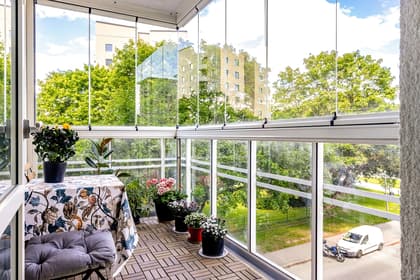 Balkong eller utsiktsbild