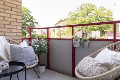 Balkong eller utsiktsbild