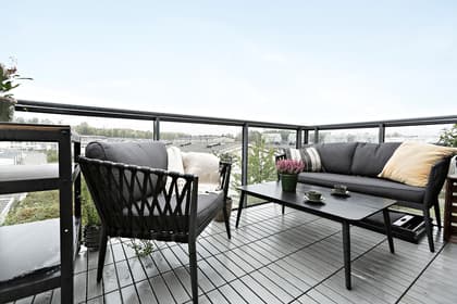 Balkong eller utsiktsbild