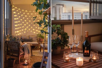 Balkong eller utsiktsbild