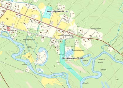 Illustrerad karta över fastigheten eller området