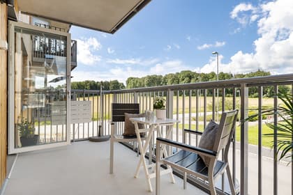 Balkong eller utsiktsbild