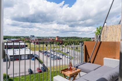 Balkong eller utsiktsbild