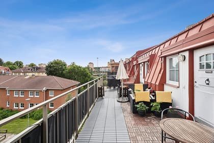 Balkong eller utsiktsbild