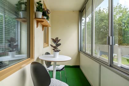 Balkong eller utsiktsbild