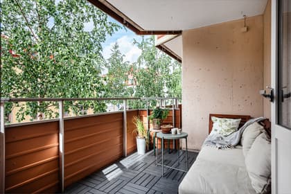 Balkong eller utsiktsbild