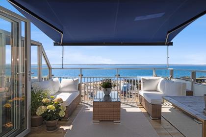 Balkong eller utsiktsbild