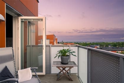 Balkong eller utsiktsbild