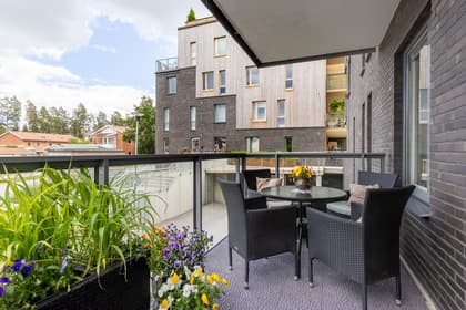 Balkong eller utsiktsbild