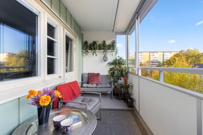 Balkong eller utsiktsbild