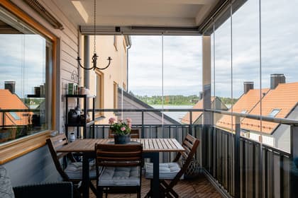 Balkong eller utsiktsbild