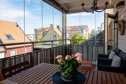 Balkong eller utsiktsbild