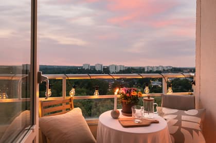 Balkong eller utsiktsbild