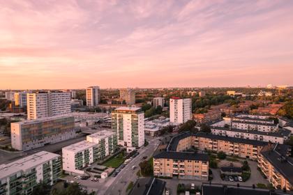 Balkong eller utsiktsbild