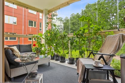 Balkong eller utsiktsbild