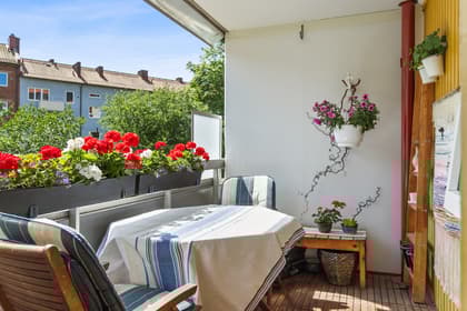 Balkong eller utsiktsbild