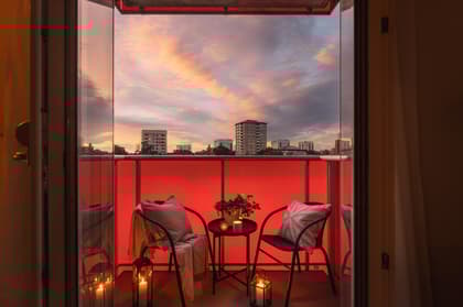 Balkong eller utsiktsbild