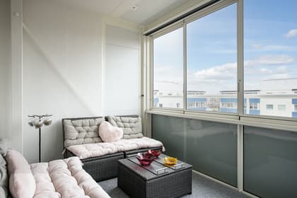 Balkong eller utsiktsbild