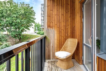 Balkong eller utsiktsbild