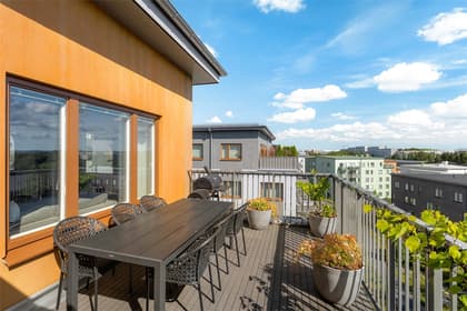 Balkong eller utsiktsbild