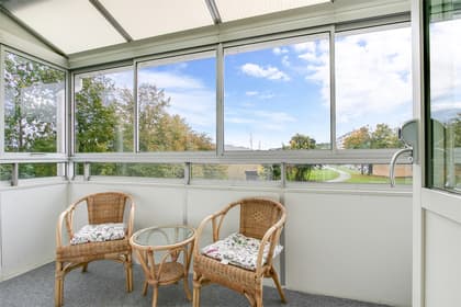 Balkong eller utsiktsbild