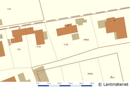 Illustrerad karta över fastigheten eller området